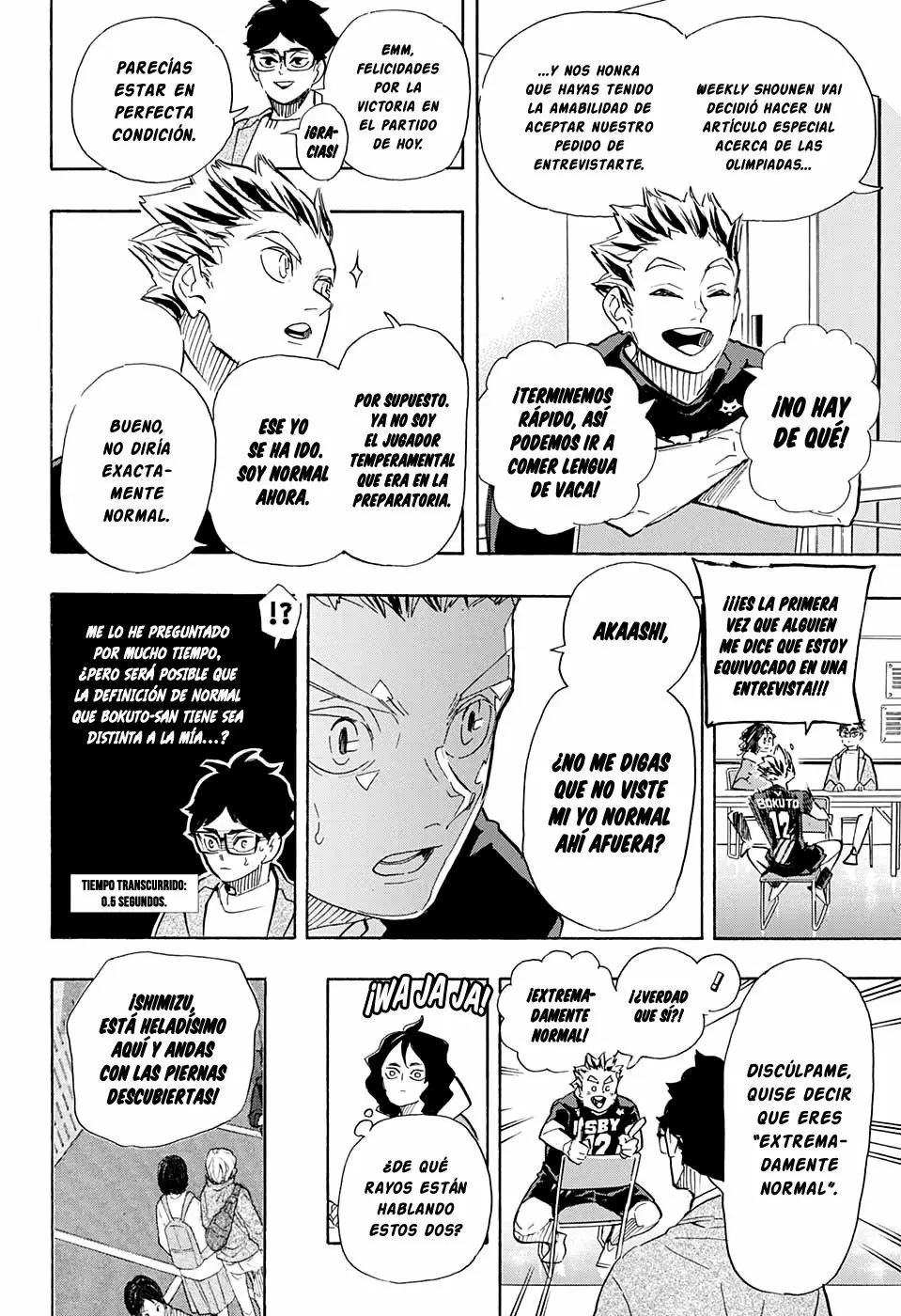 Haikyuu!! capítulo 401, página 14