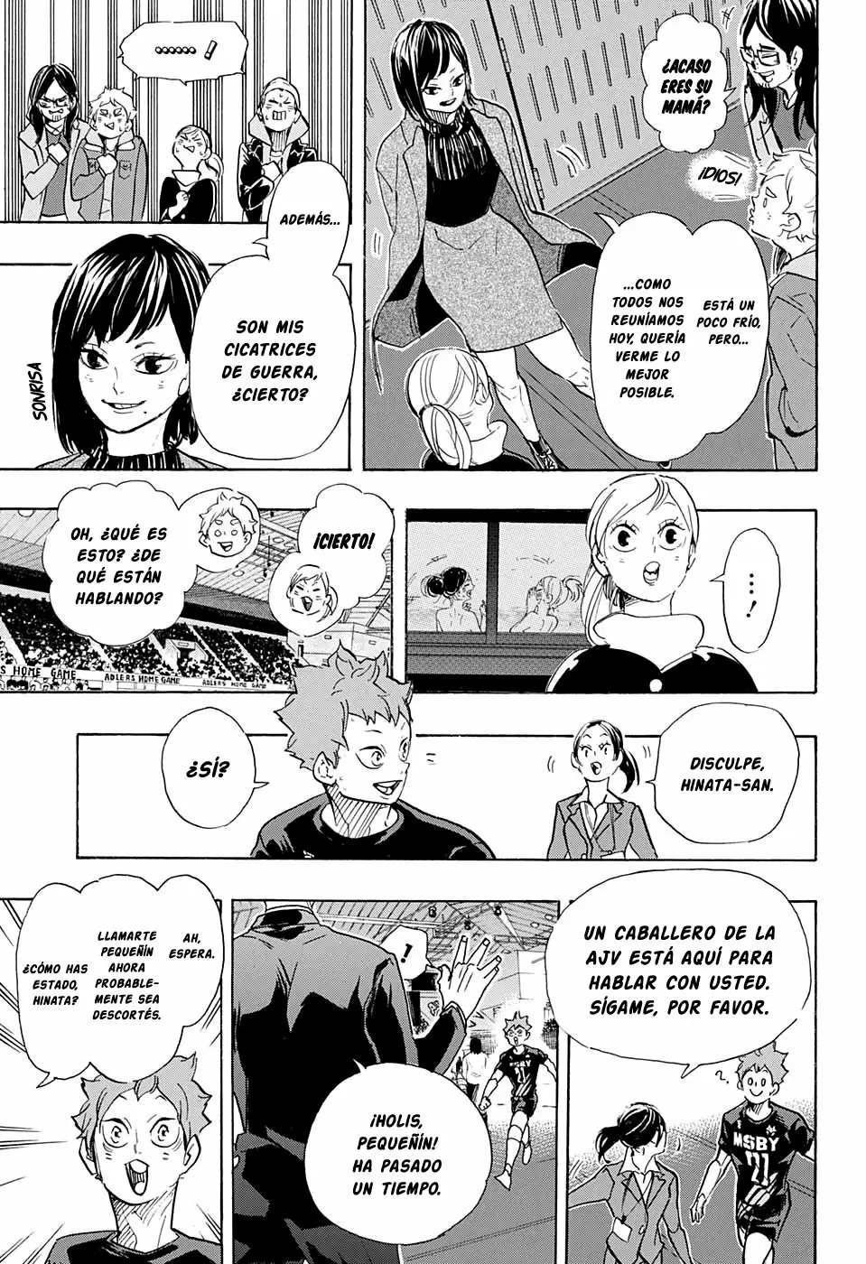 Haikyuu!! capítulo 401, página 15