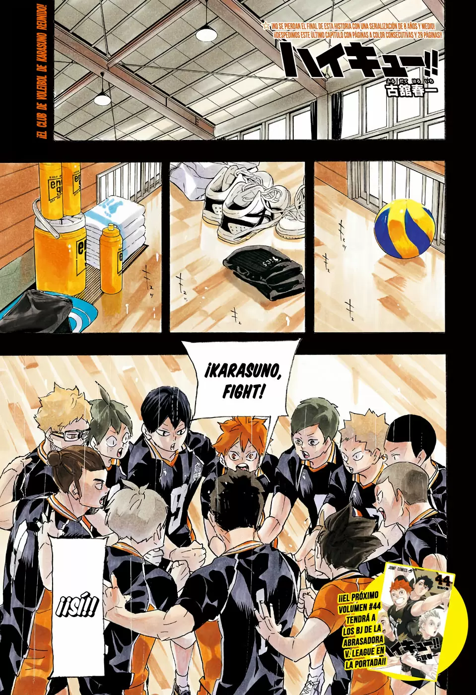 Haikyuu!! capítulo 402, página 2