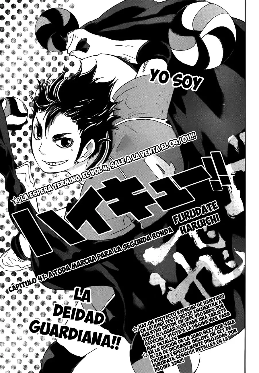 Haikyuu!! capítulo 41, página 2