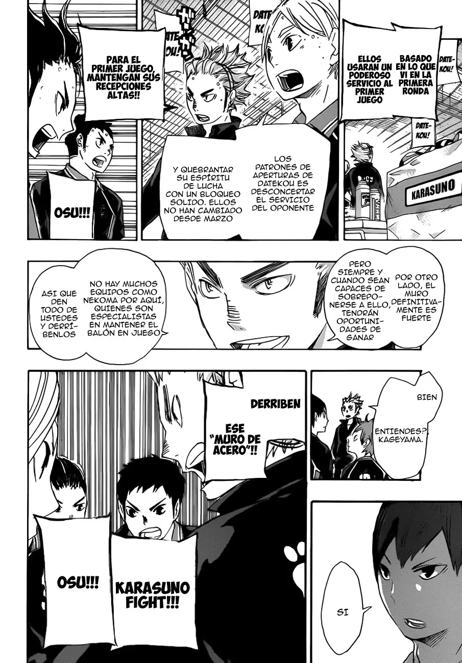 Haikyuu!! capítulo 42, página 3