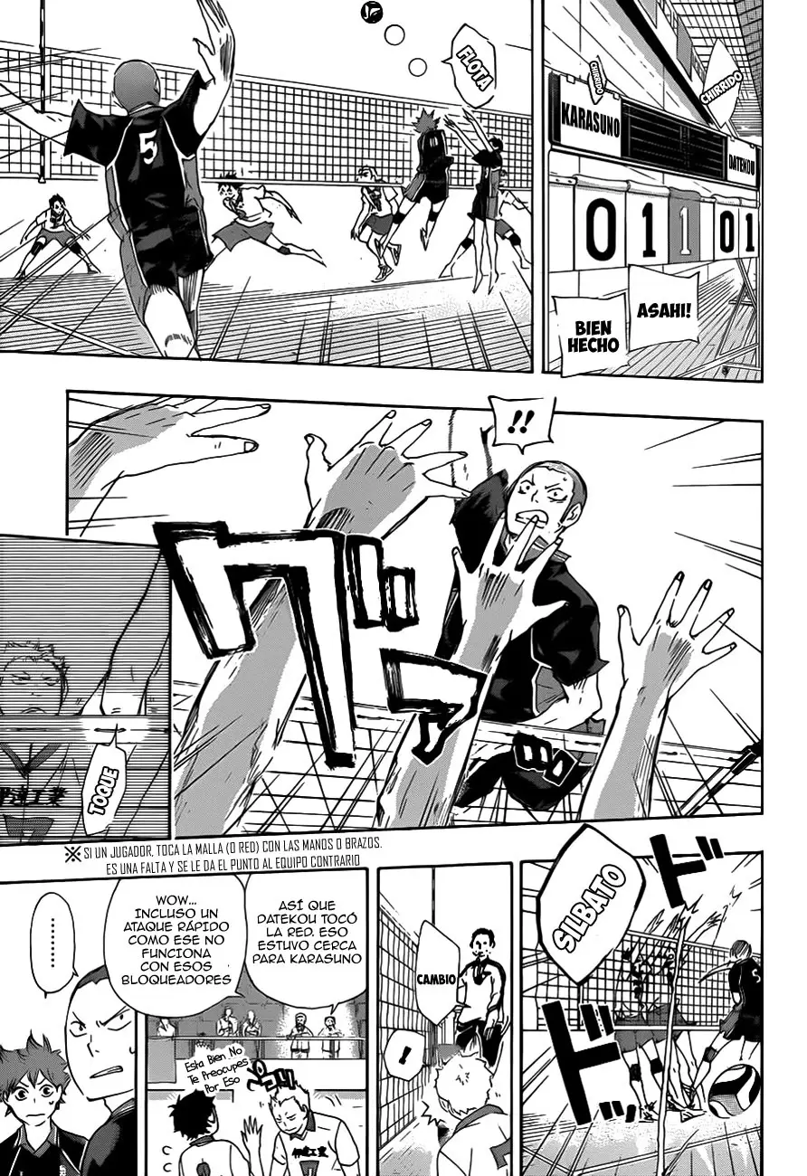 Haikyuu!! capítulo 42, página 14