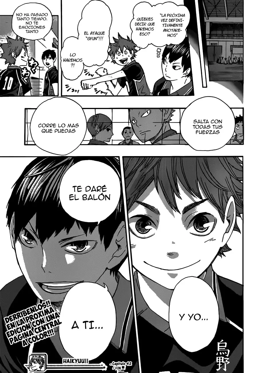 Haikyuu!! capítulo 42, página 21