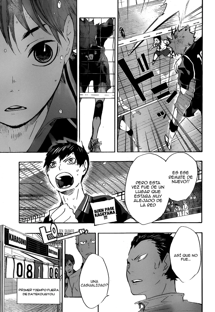 Haikyuu!! capítulo 43, página 15