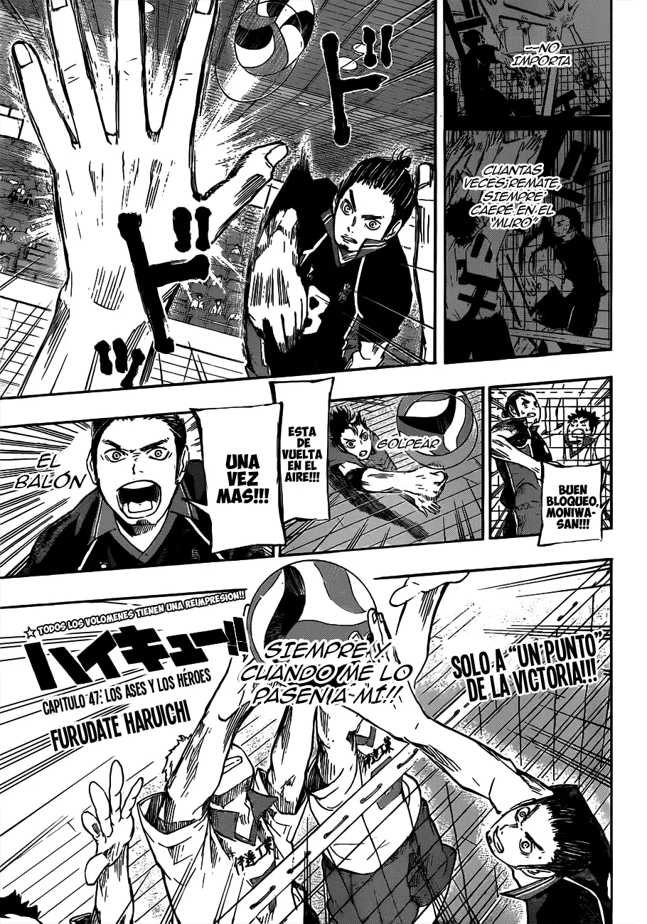 Haikyuu!! capítulo 47, página 2