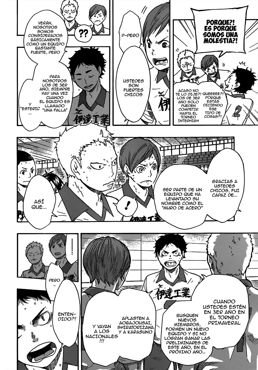 Haikyuu!! capítulo 47, página 14