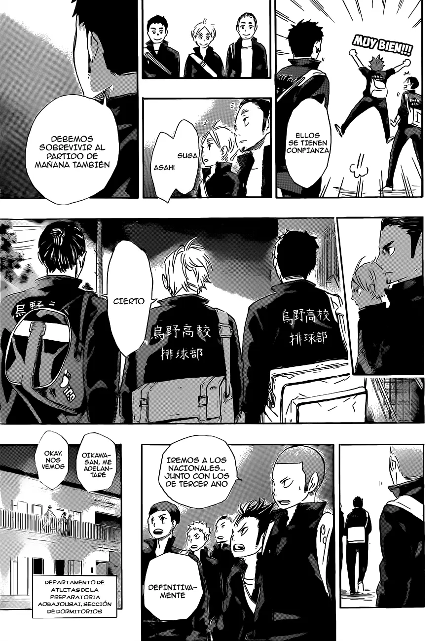 Haikyuu!! capítulo 48, página 17