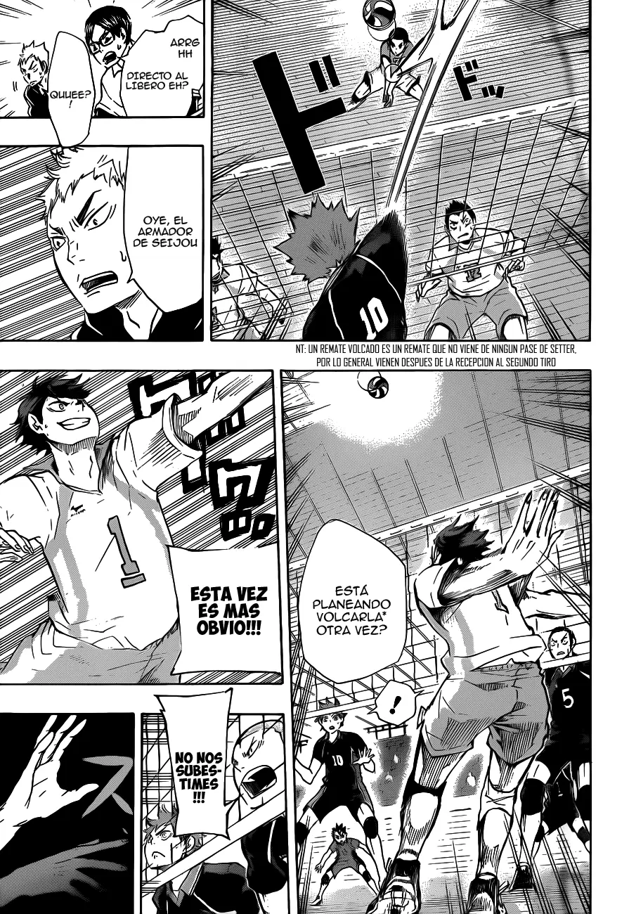Haikyuu!! capítulo 49, página 14