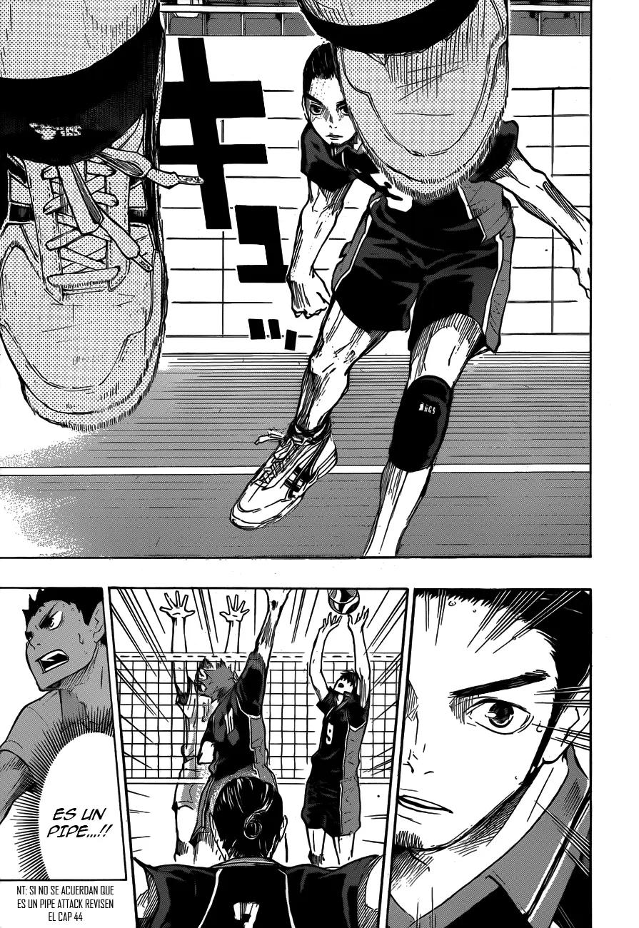 Haikyuu!! capítulo 49, página 18