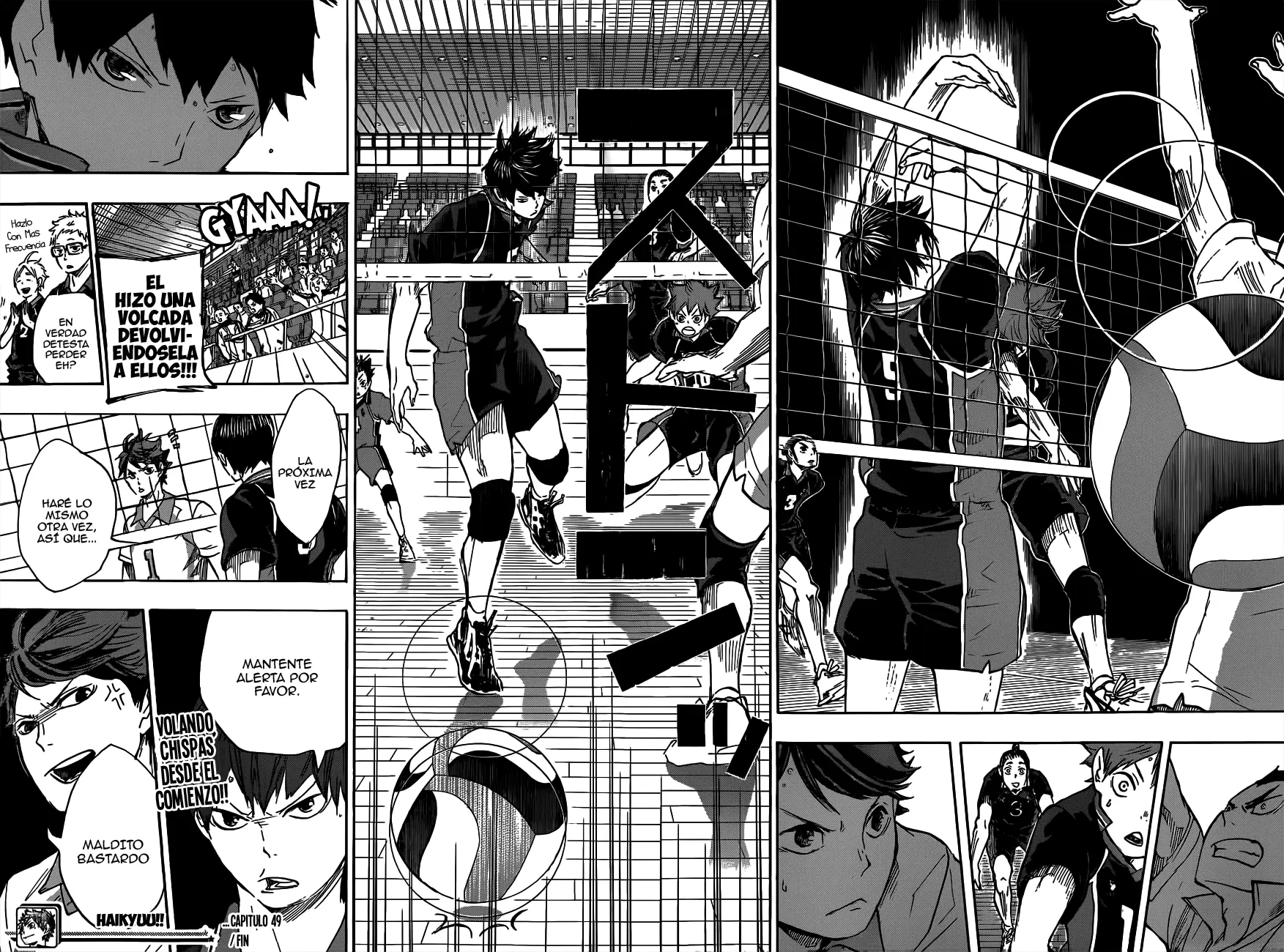 Haikyuu!! capítulo 49, página 19