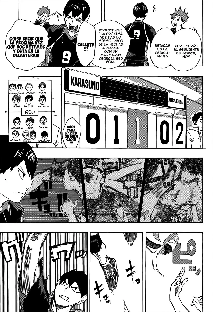 Haikyuu!! capítulo 50, página 3