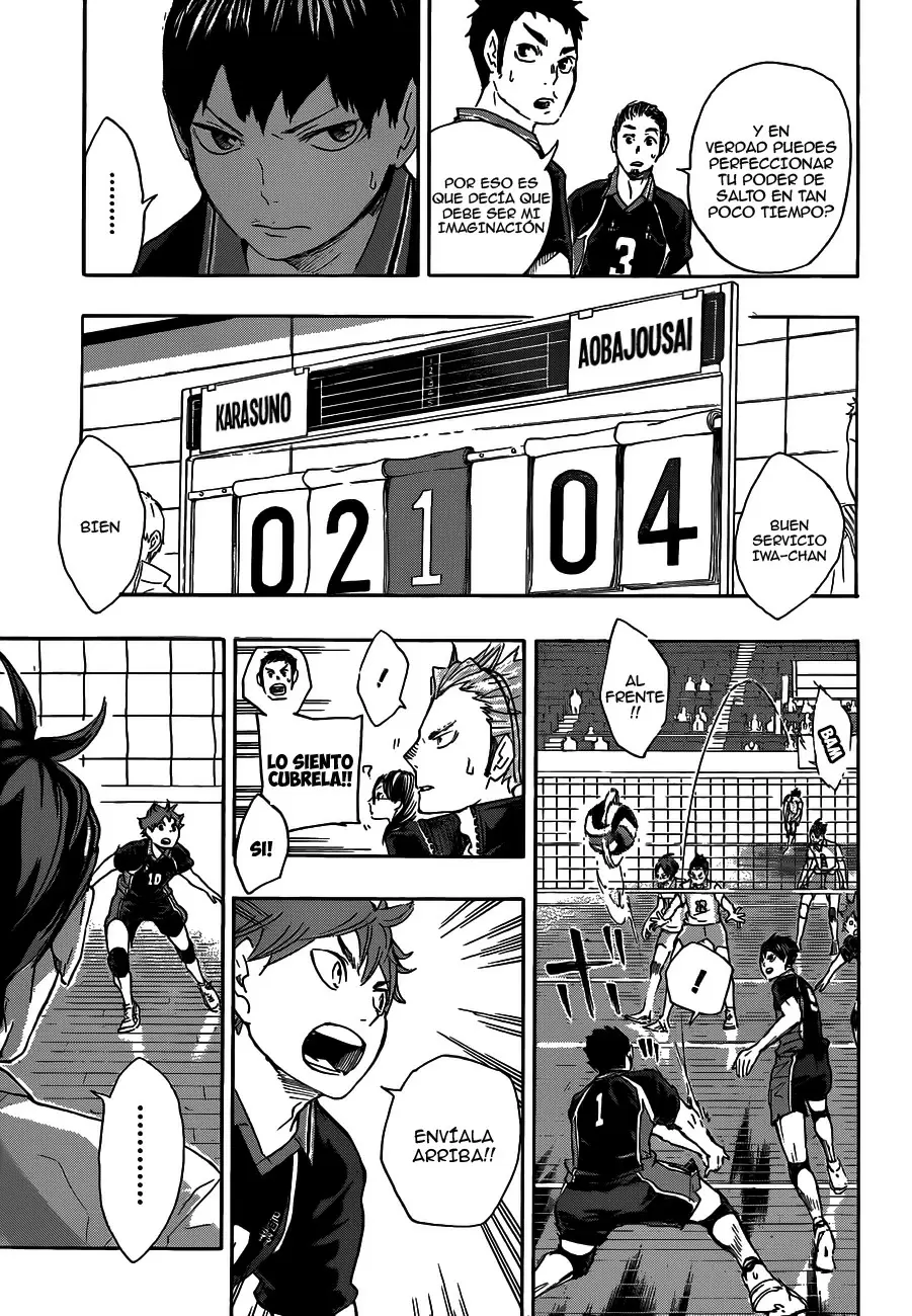 Haikyuu!! capítulo 50, página 15