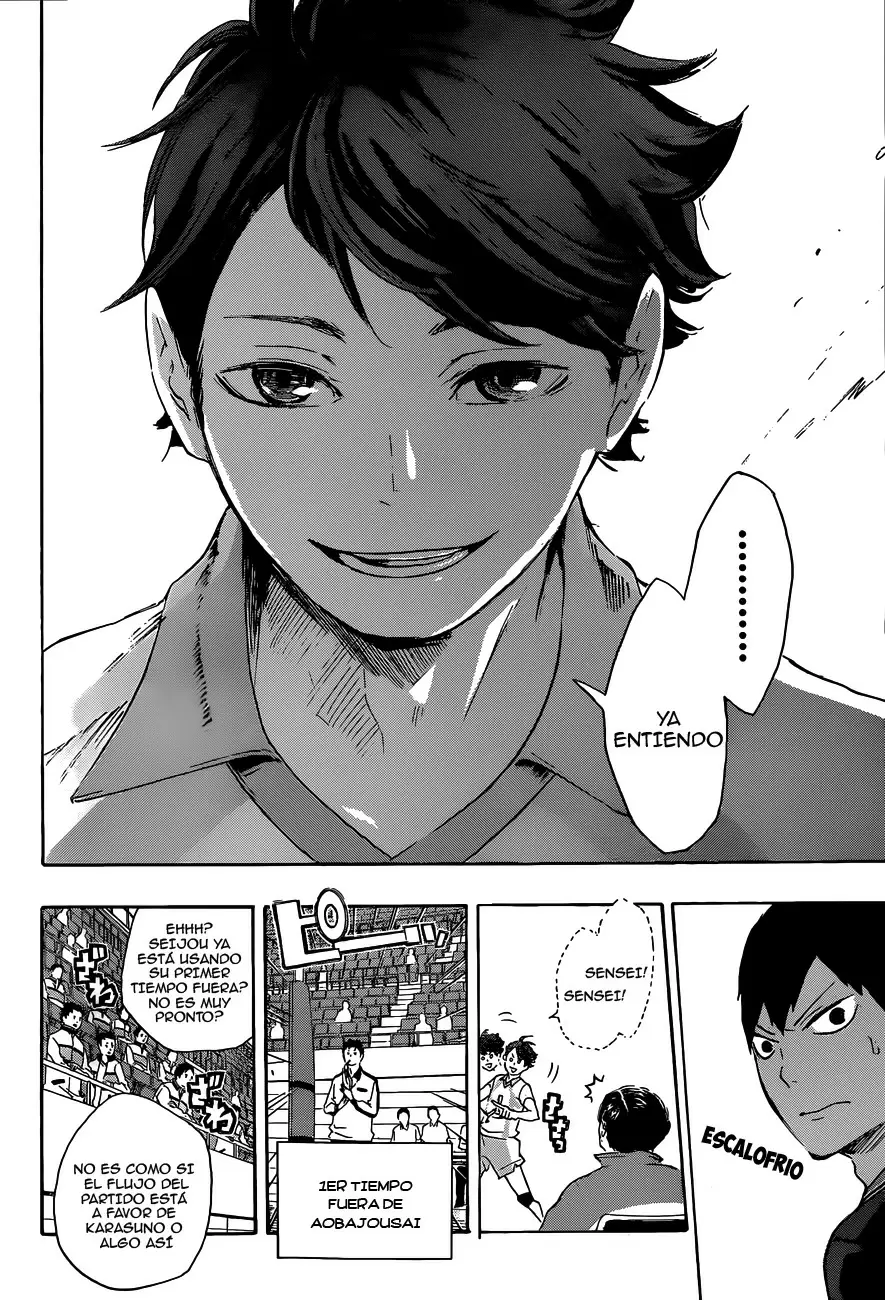 Haikyuu!! capítulo 50, página 18