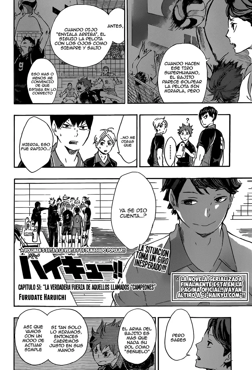 Haikyuu!! capítulo 51, página 2