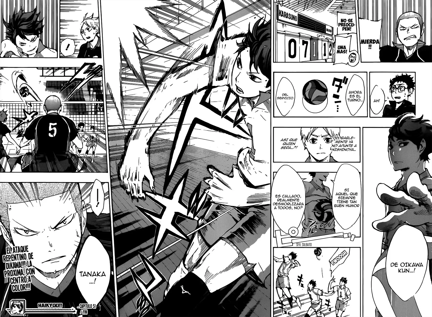 Haikyuu!! capítulo 51, página 18