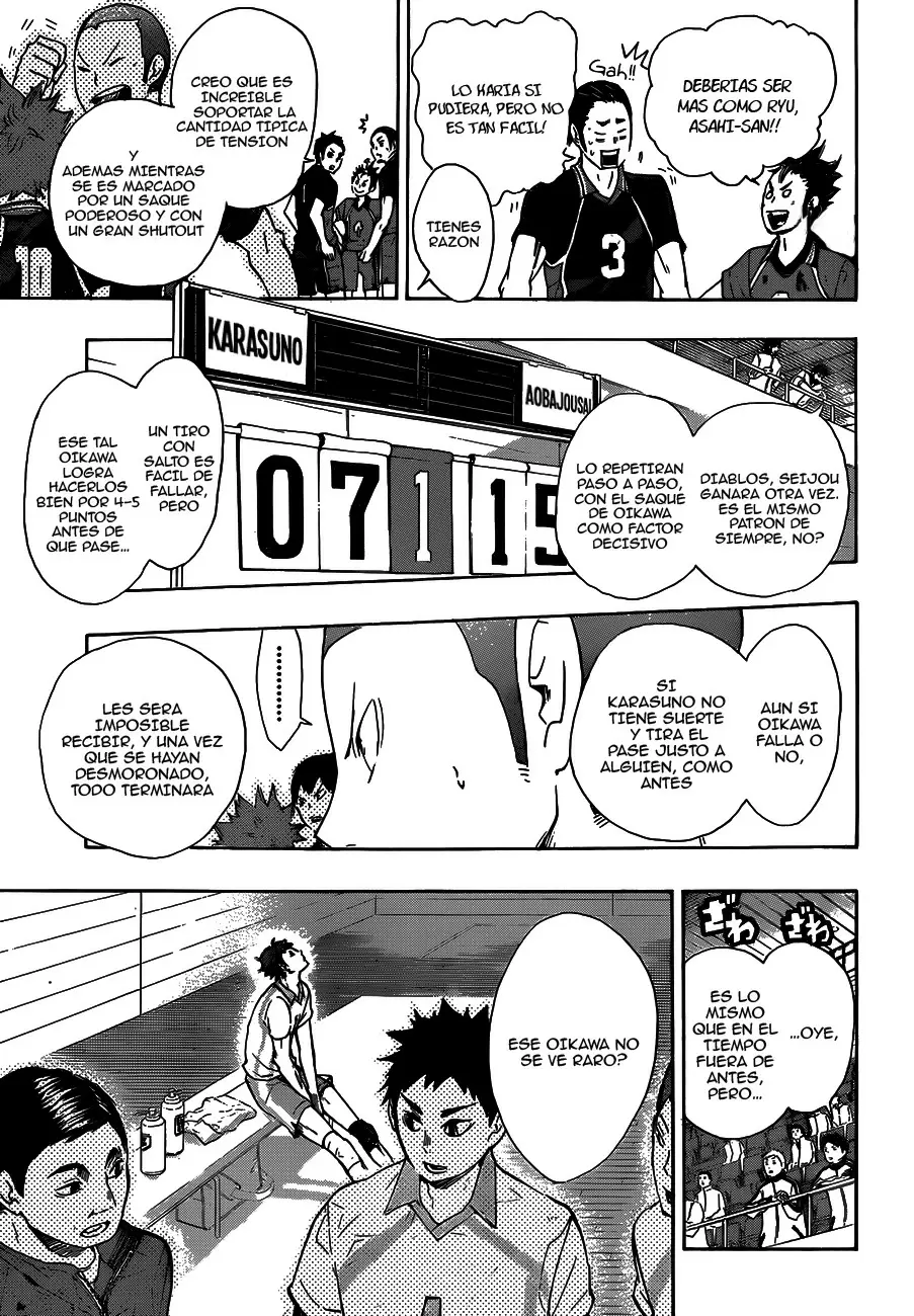Haikyuu!! capítulo 52, página 13