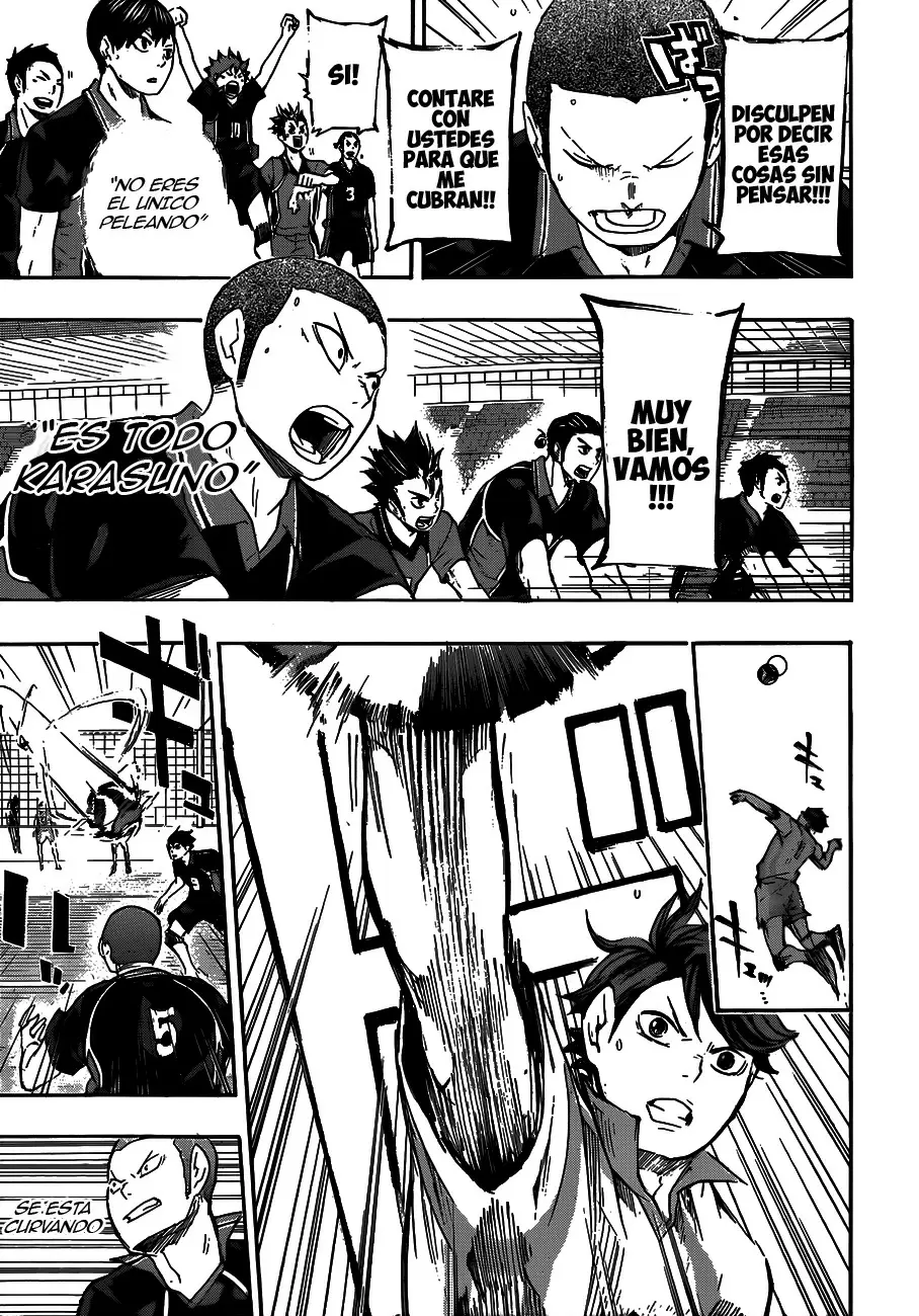Haikyuu!! capítulo 52, página 15