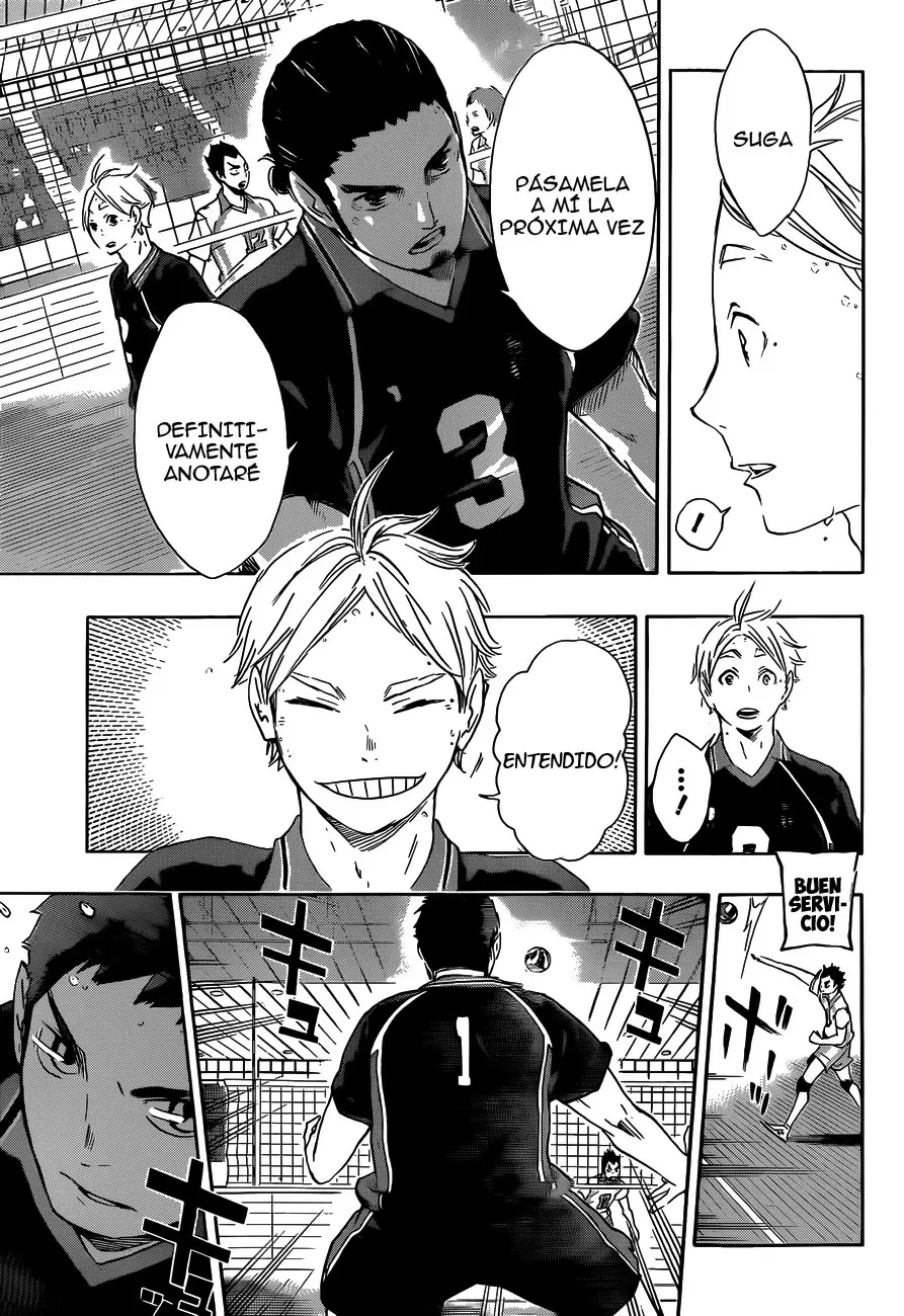 Haikyuu!! capítulo 57, página 13