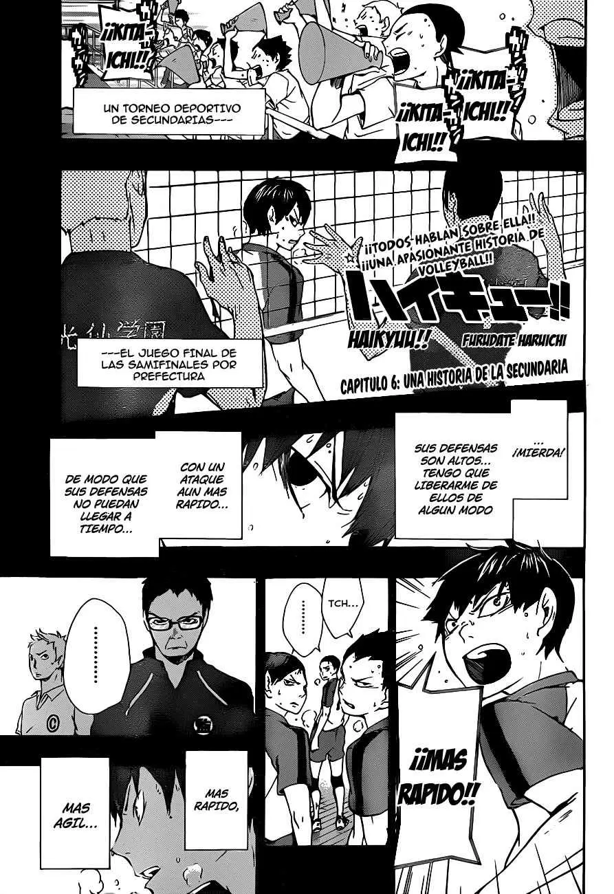 Haikyuu!! capítulo 6, página 1