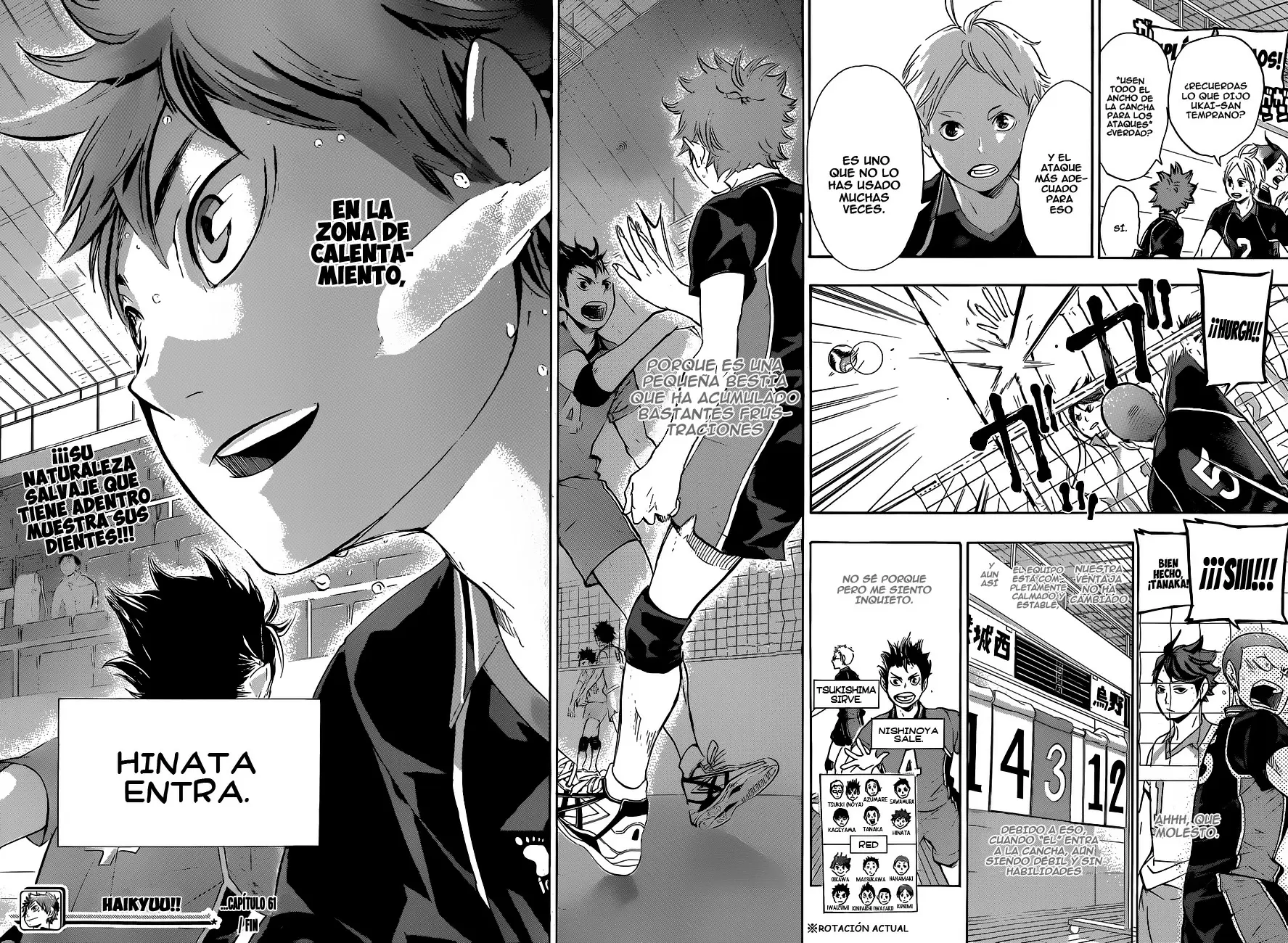 Haikyuu!! capítulo 61, página 18