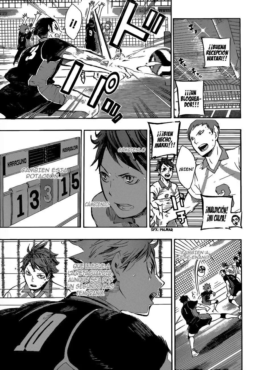 Haikyuu!! capítulo 62, página 7