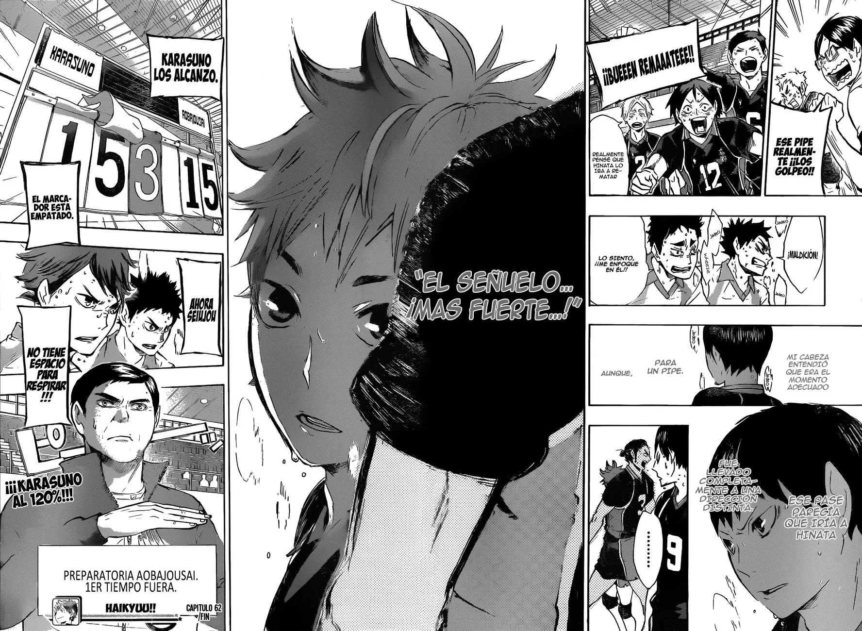 Haikyuu!! capítulo 62, página 14