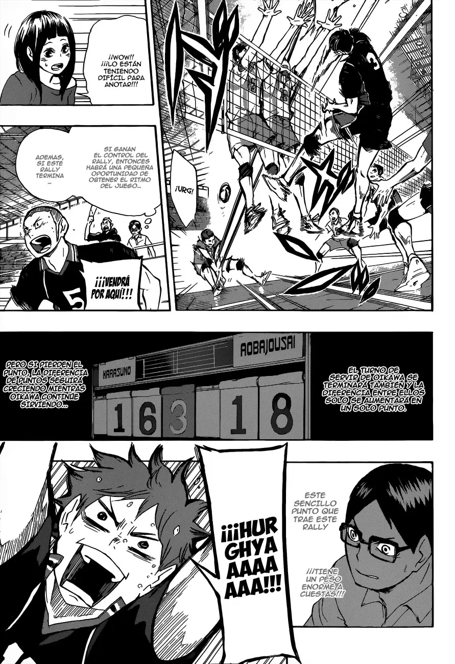 Haikyuu!! capítulo 63, página 18