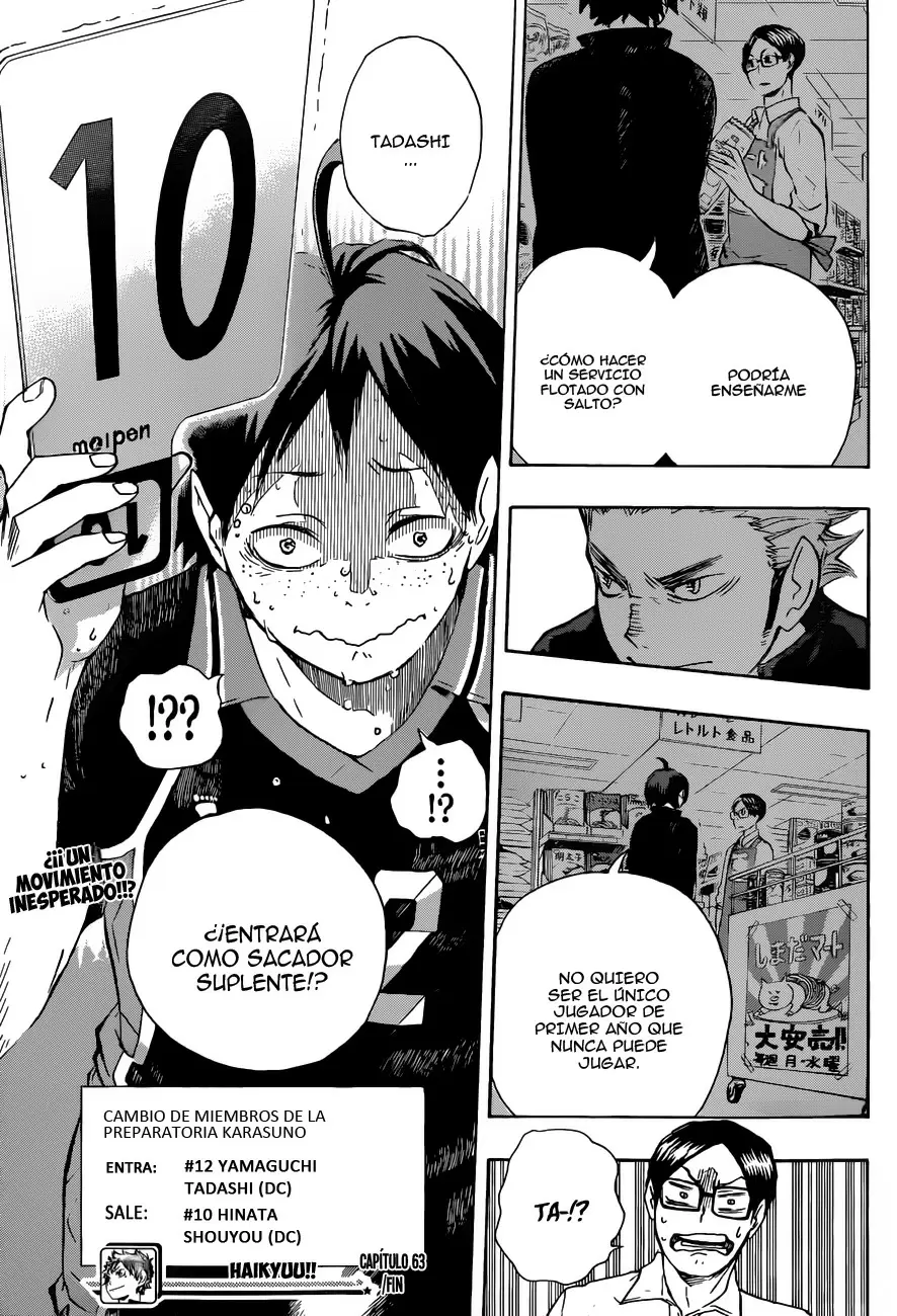 Haikyuu!! capítulo 63, página 24