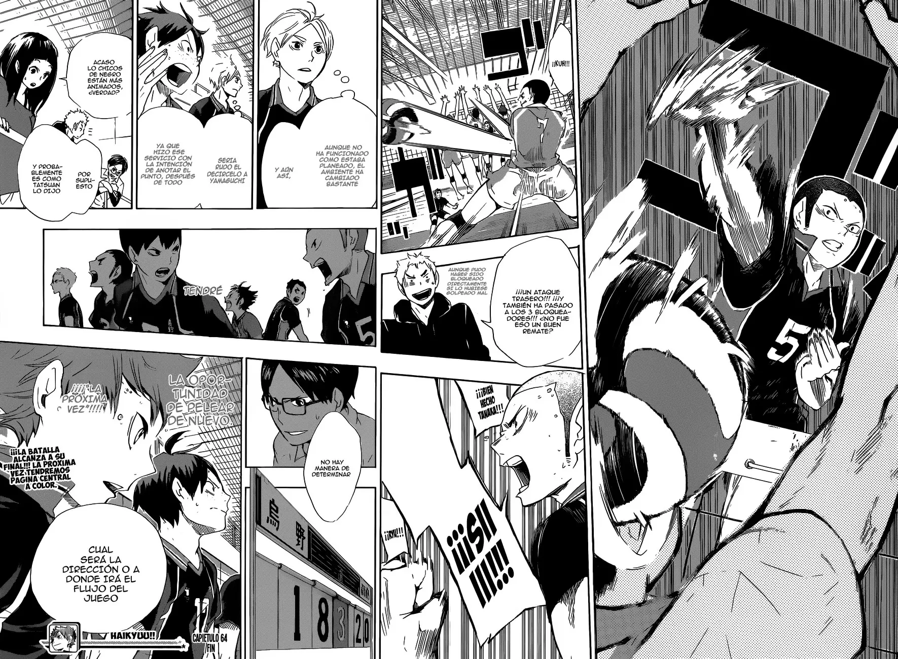 Haikyuu!! capítulo 64, página 16