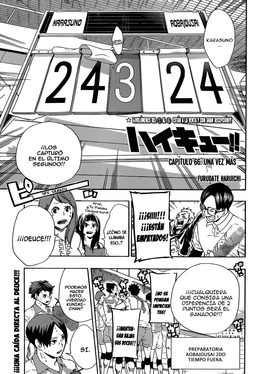 Haikyuu!! capítulo 66, página 1