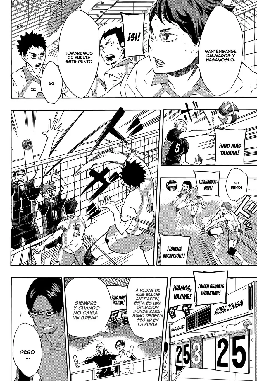 Haikyuu!! capítulo 66, página 13