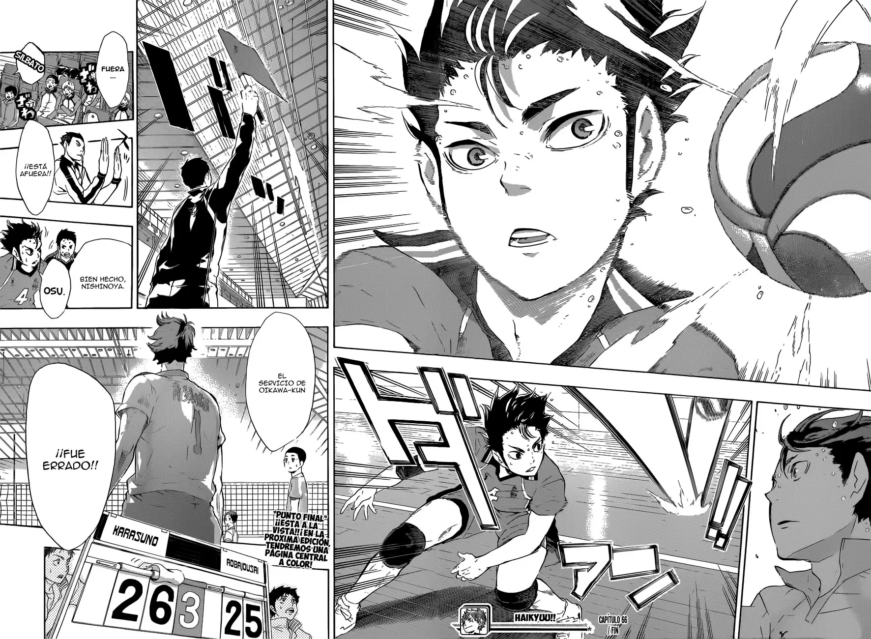 Haikyuu!! capítulo 66, página 17