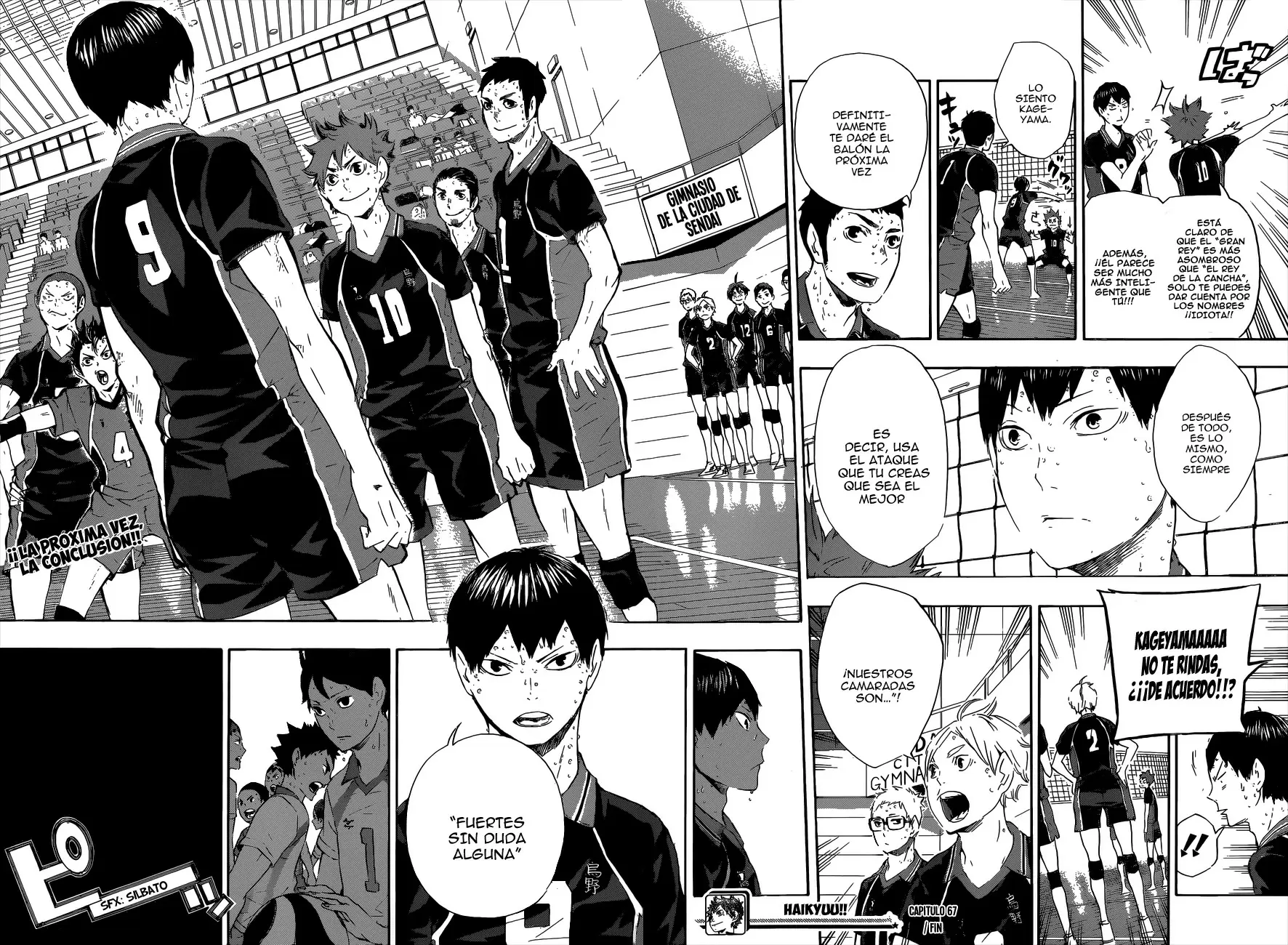 Haikyuu!! capítulo 67, página 19