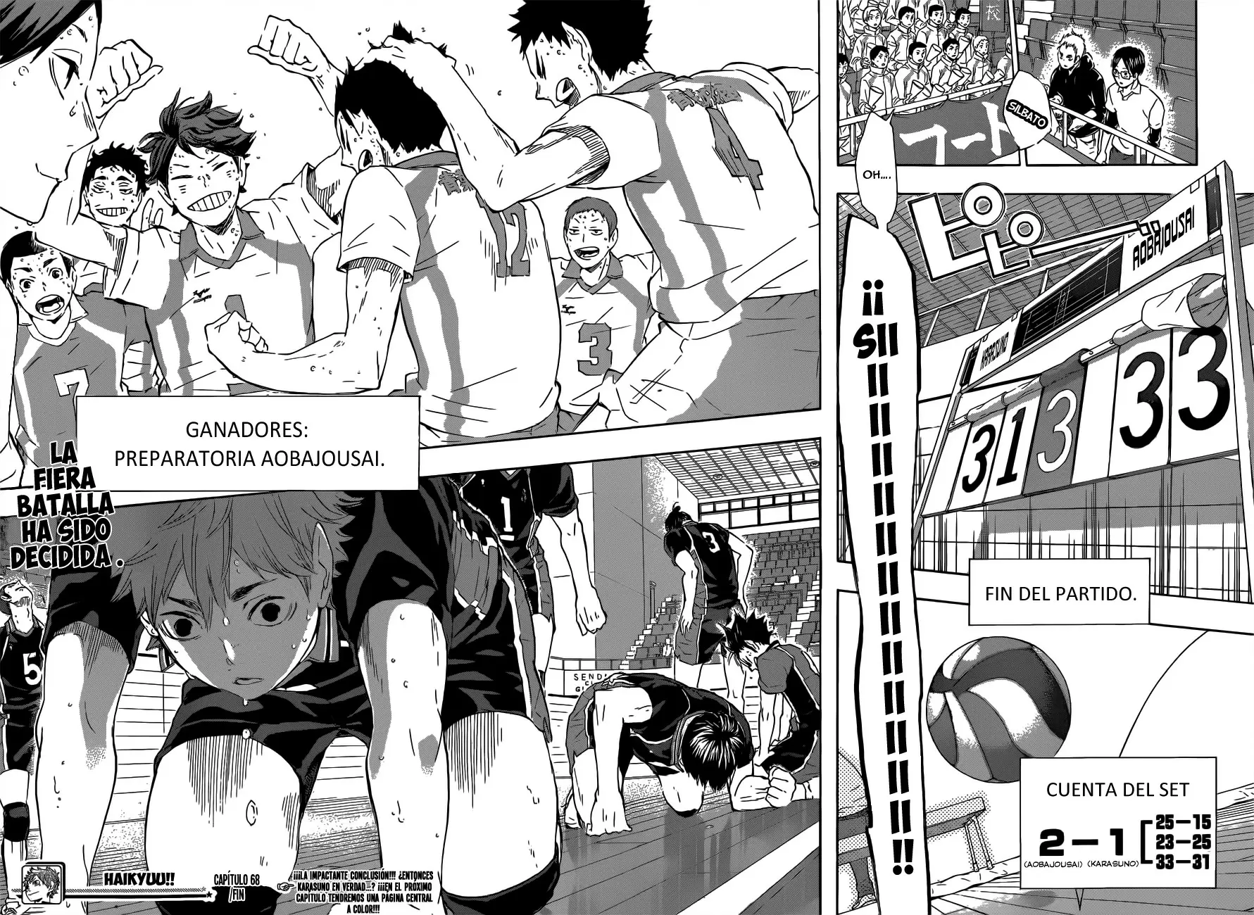 Haikyuu!! capítulo 68, página 14