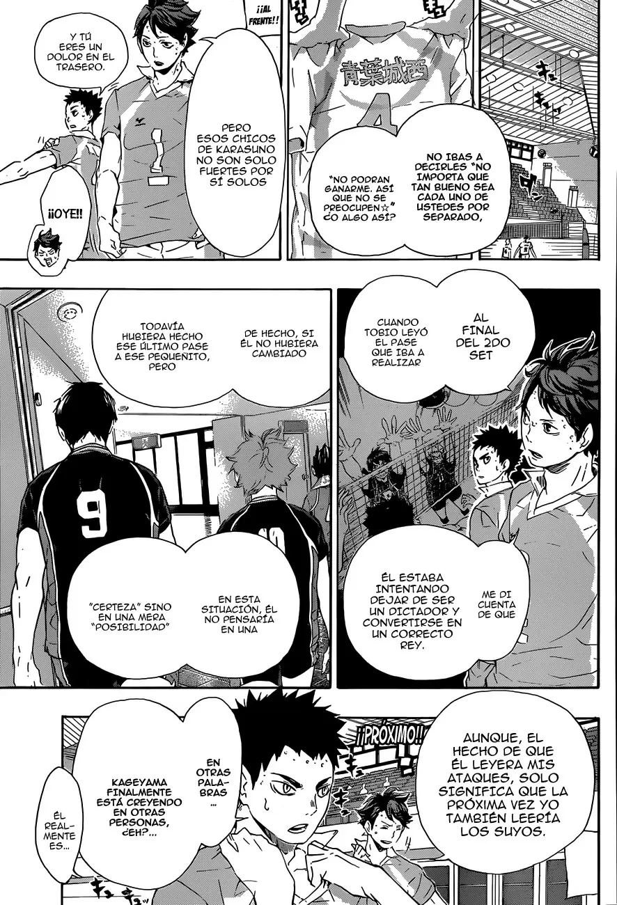 Haikyuu!! capítulo 69, página 9