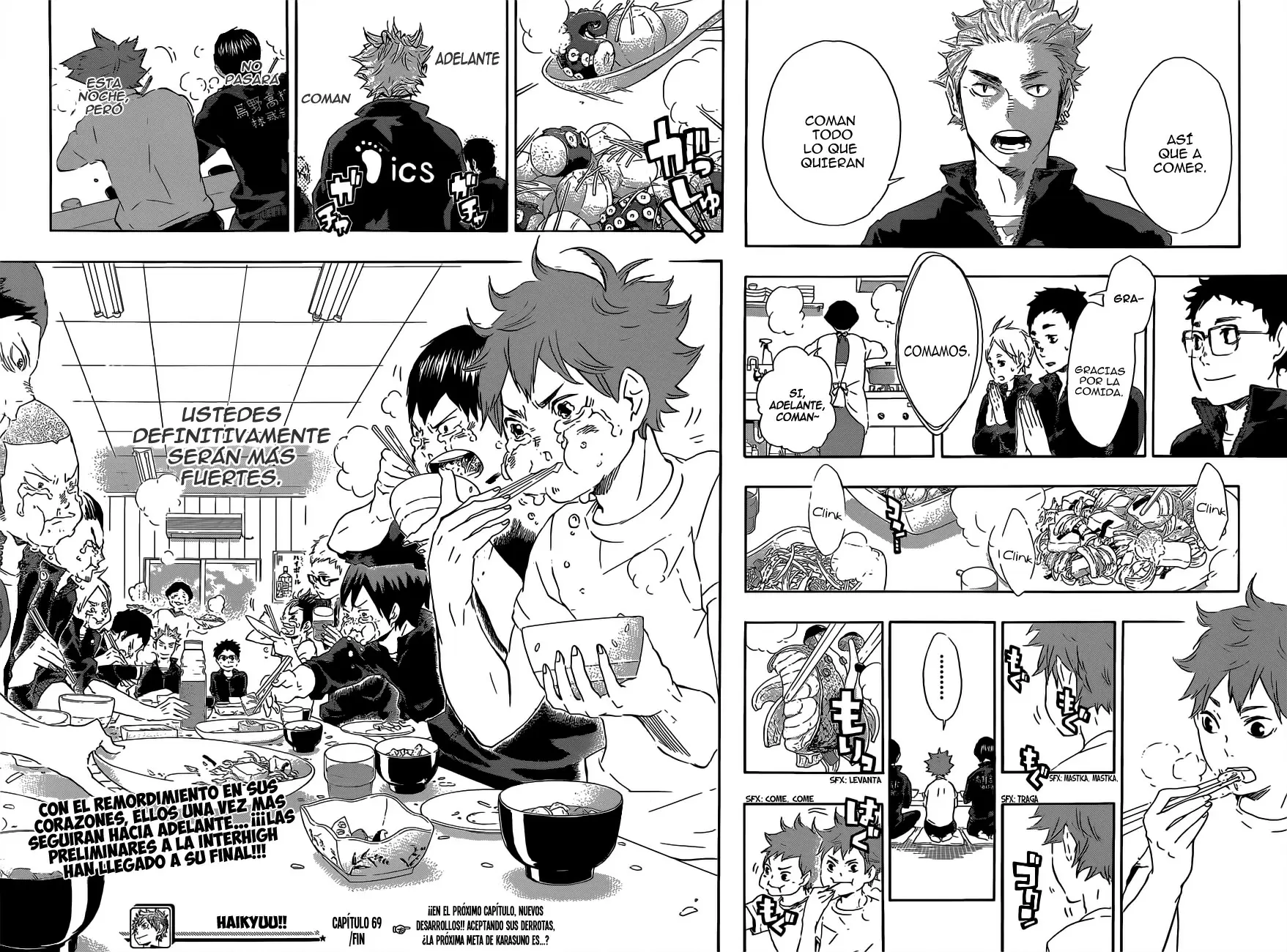 Haikyuu!! capítulo 69, página 17
