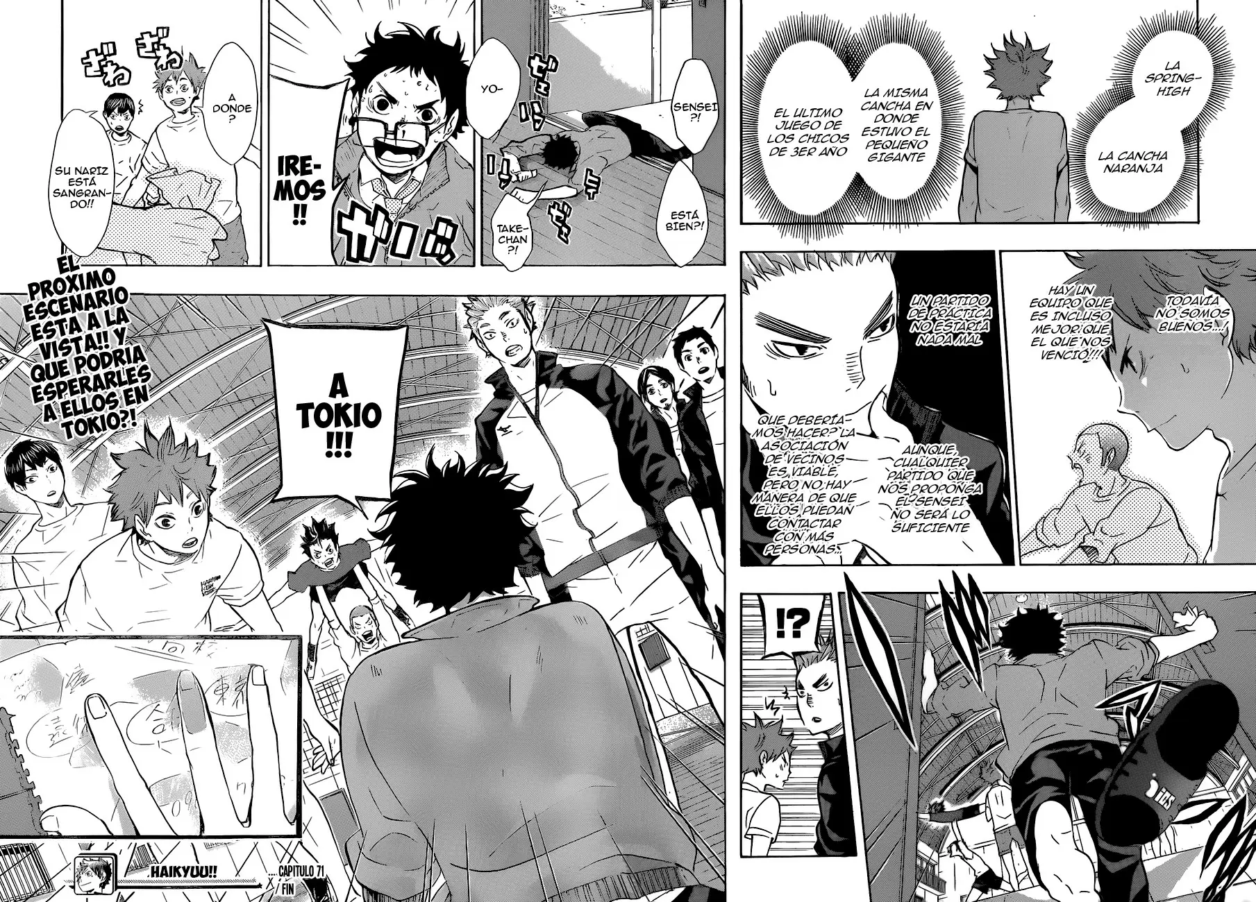 Haikyuu!! capítulo 71, página 16