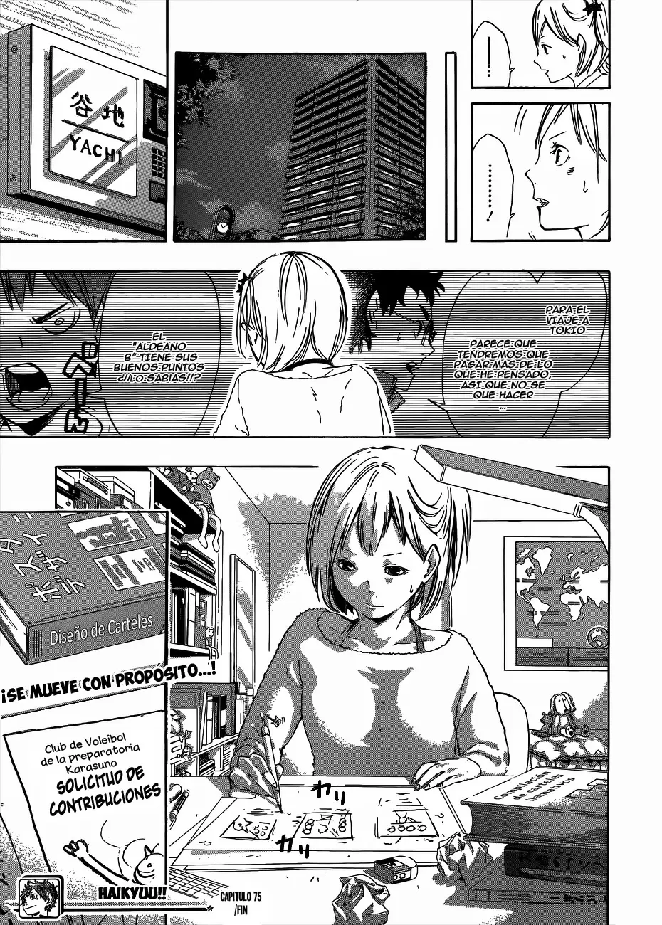 Haikyuu!! capítulo 75, página 17