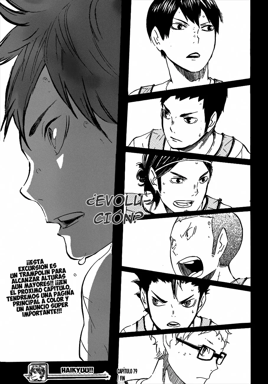 Haikyuu!! capítulo 79, página 18