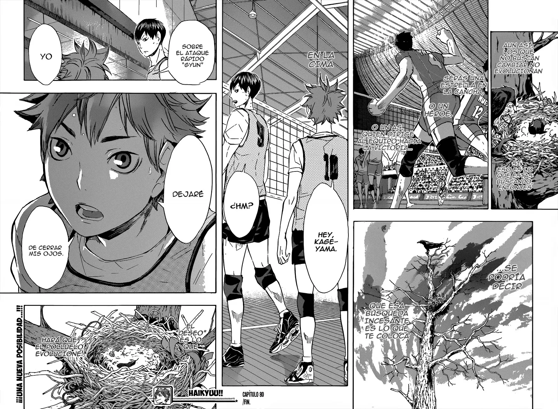 Haikyuu!! capítulo 80, página 17