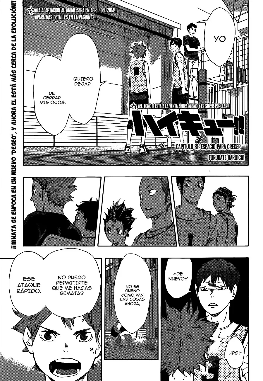 Haikyuu!! capítulo 81, página 6