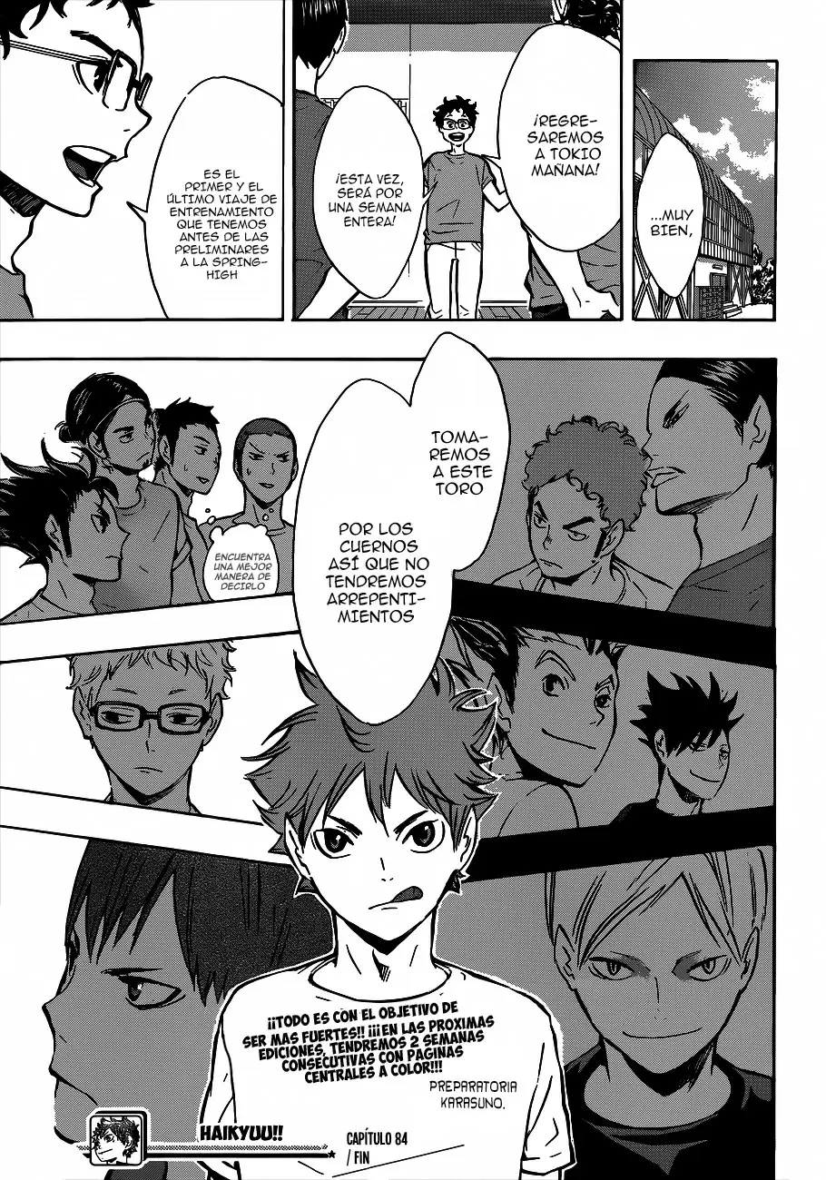 Haikyuu!! capítulo 84, página 19