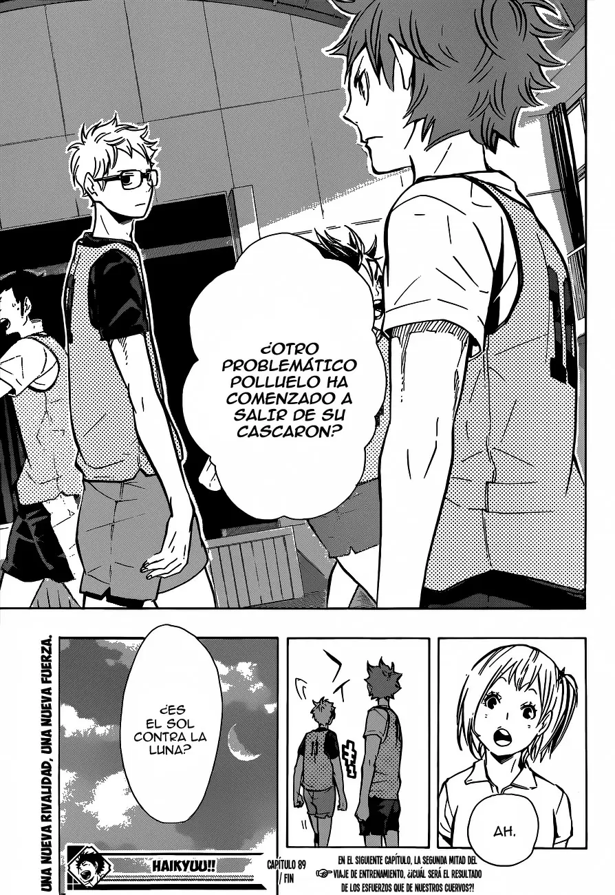 Haikyuu!! capítulo 89, página 17