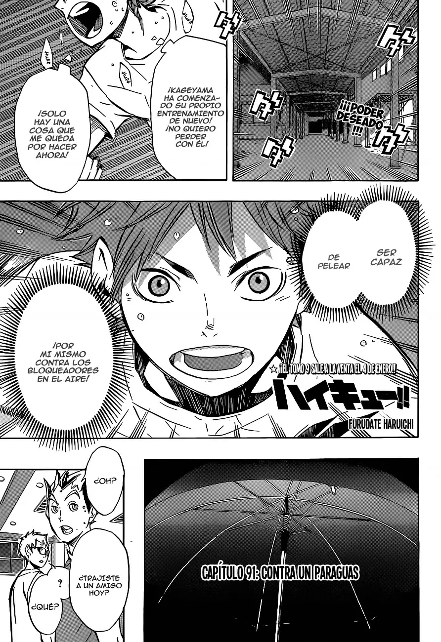 Haikyuu!! capítulo 91, página 1