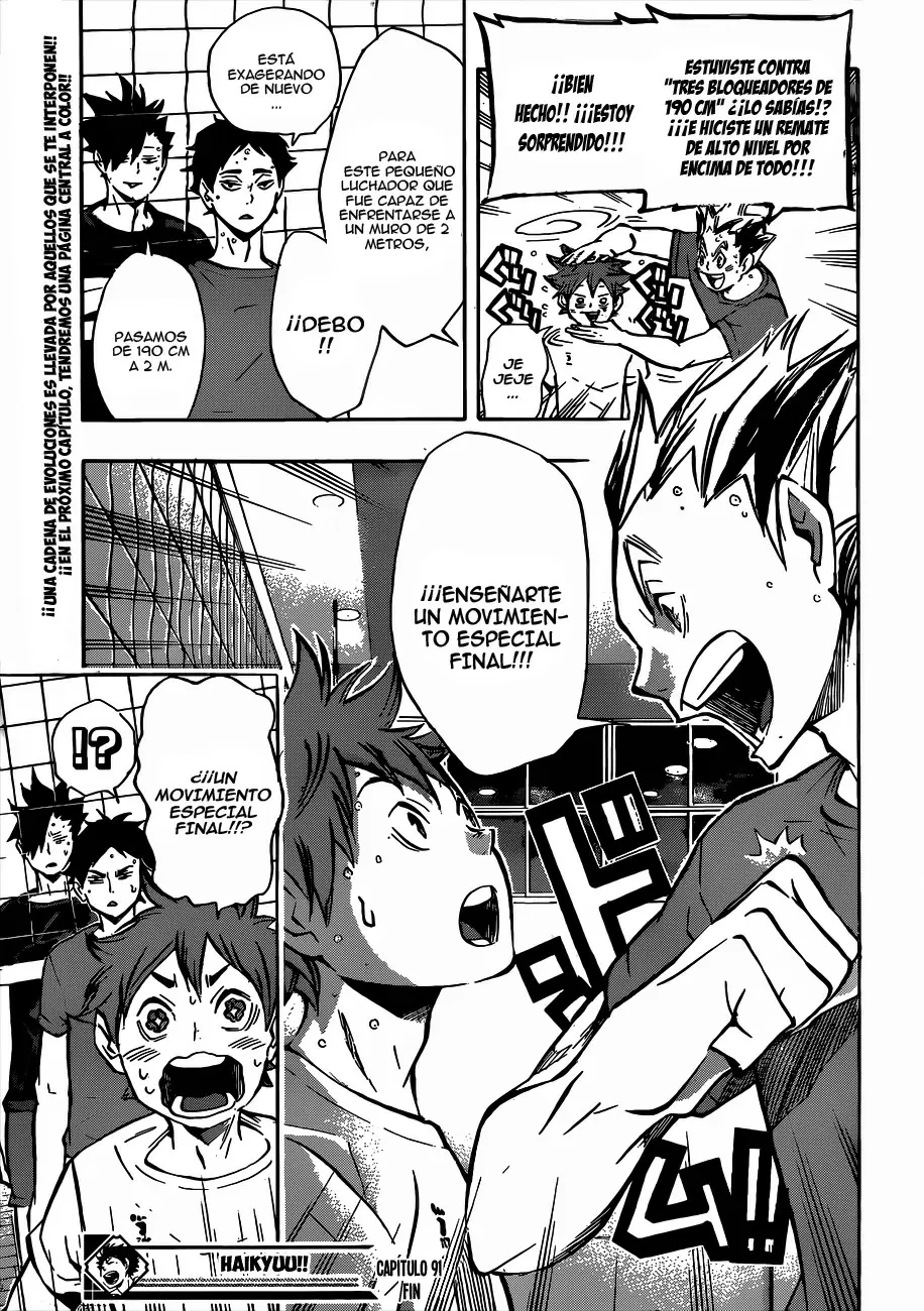 Haikyuu!! capítulo 91, página 18