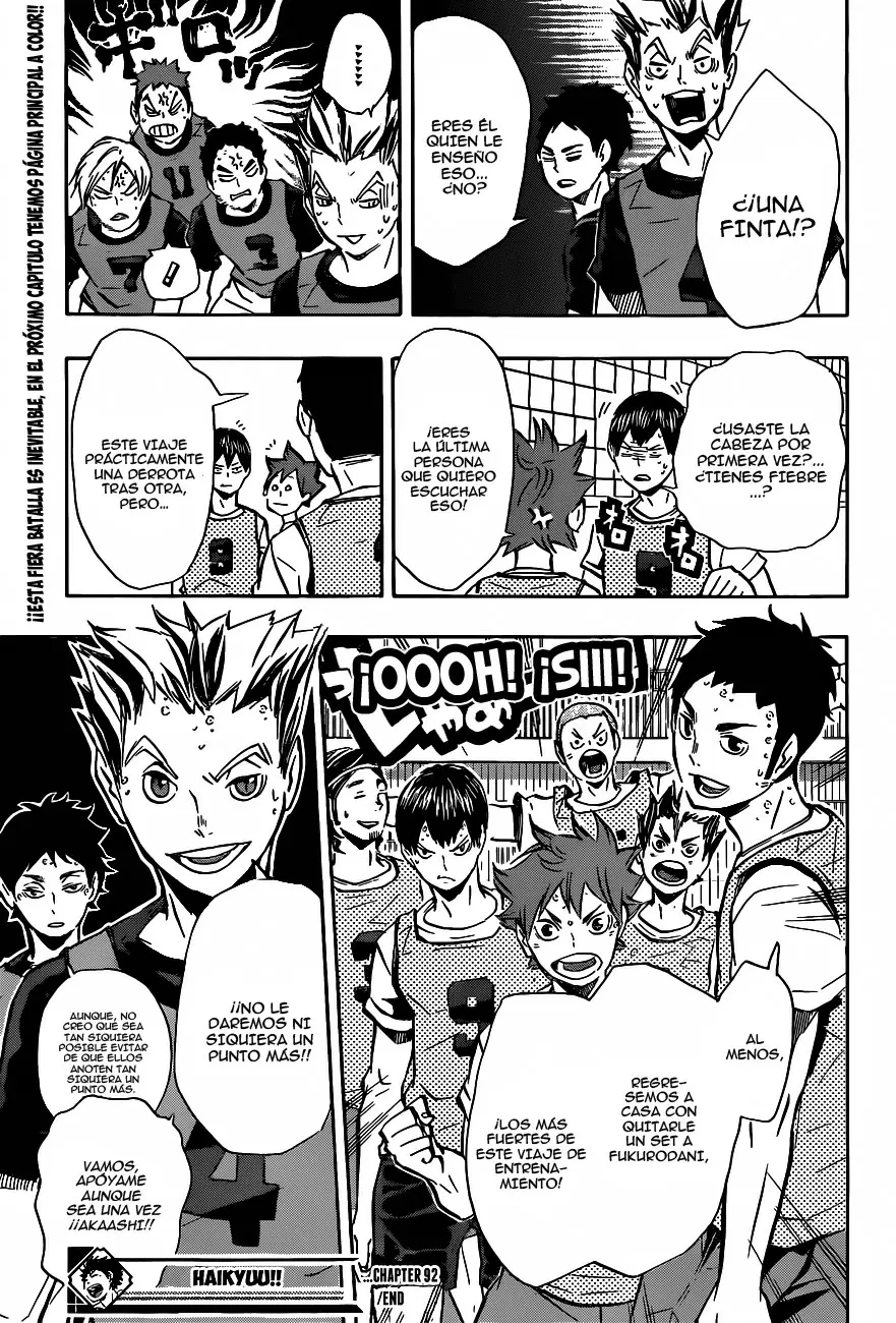 Haikyuu!! capítulo 92, página 17