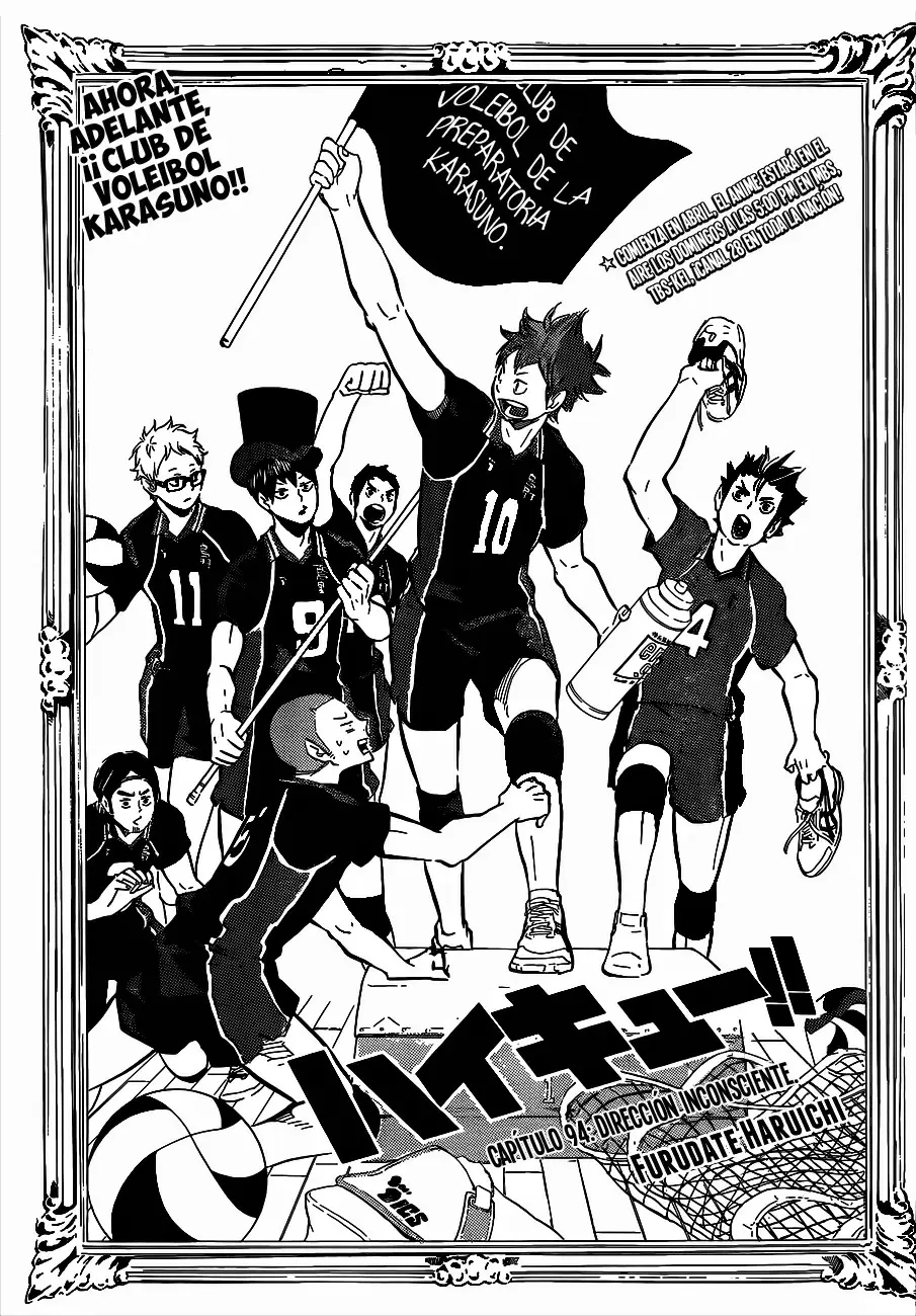 Haikyuu!! capítulo 94, página 1