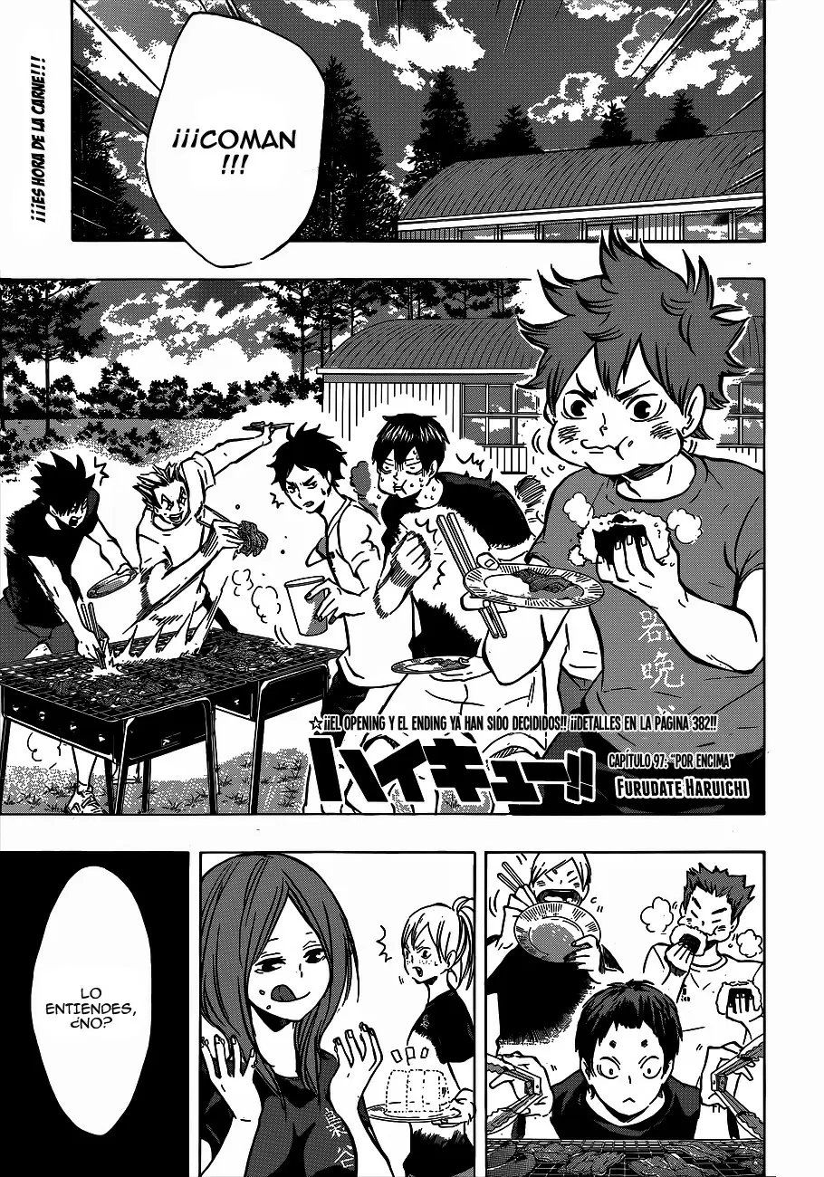 Haikyuu!! capítulo 97, página 1