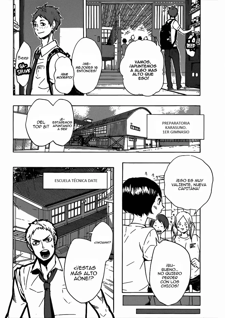Haikyuu!! capítulo 97, página 15
