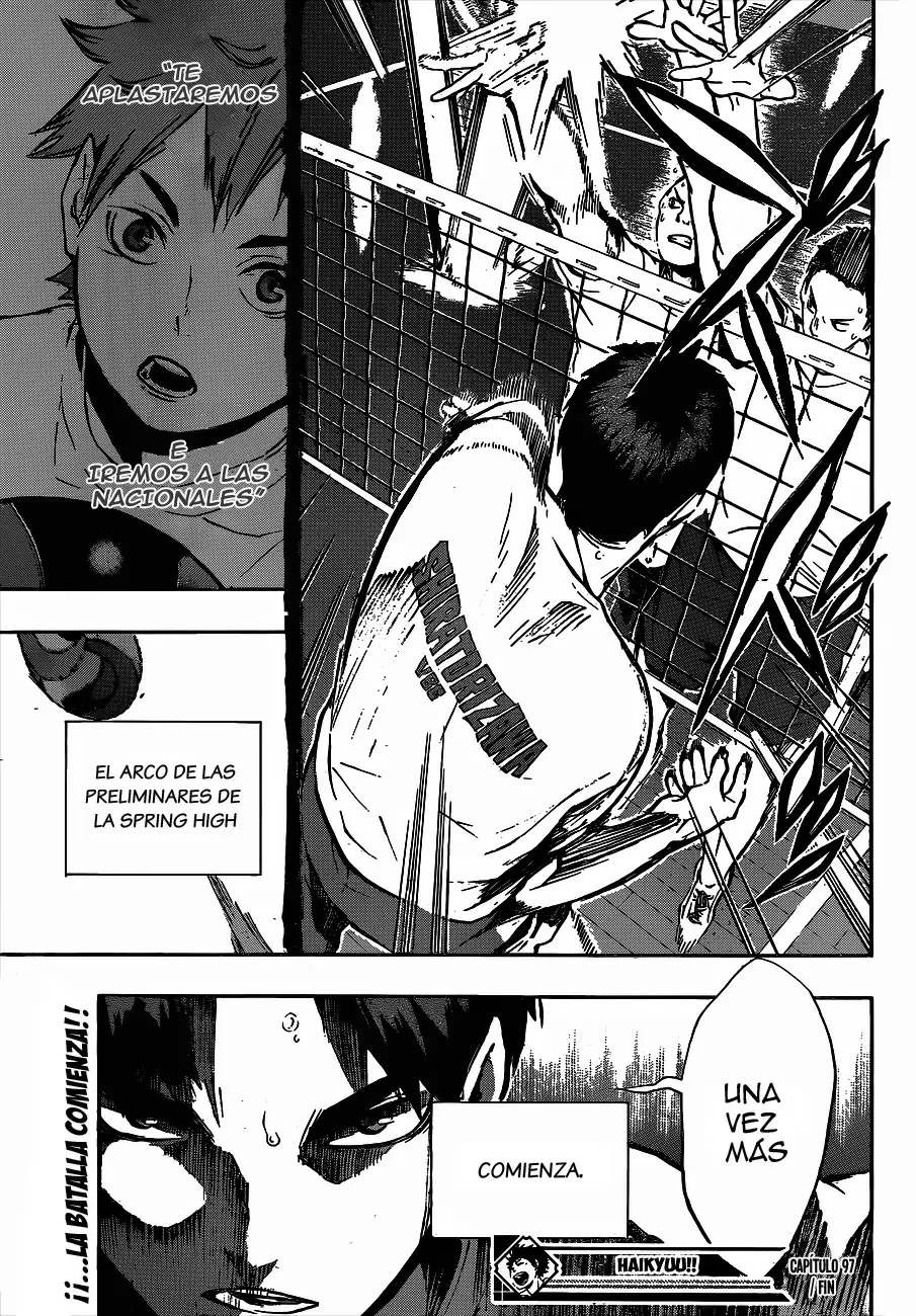 Haikyuu!! capítulo 97, página 18